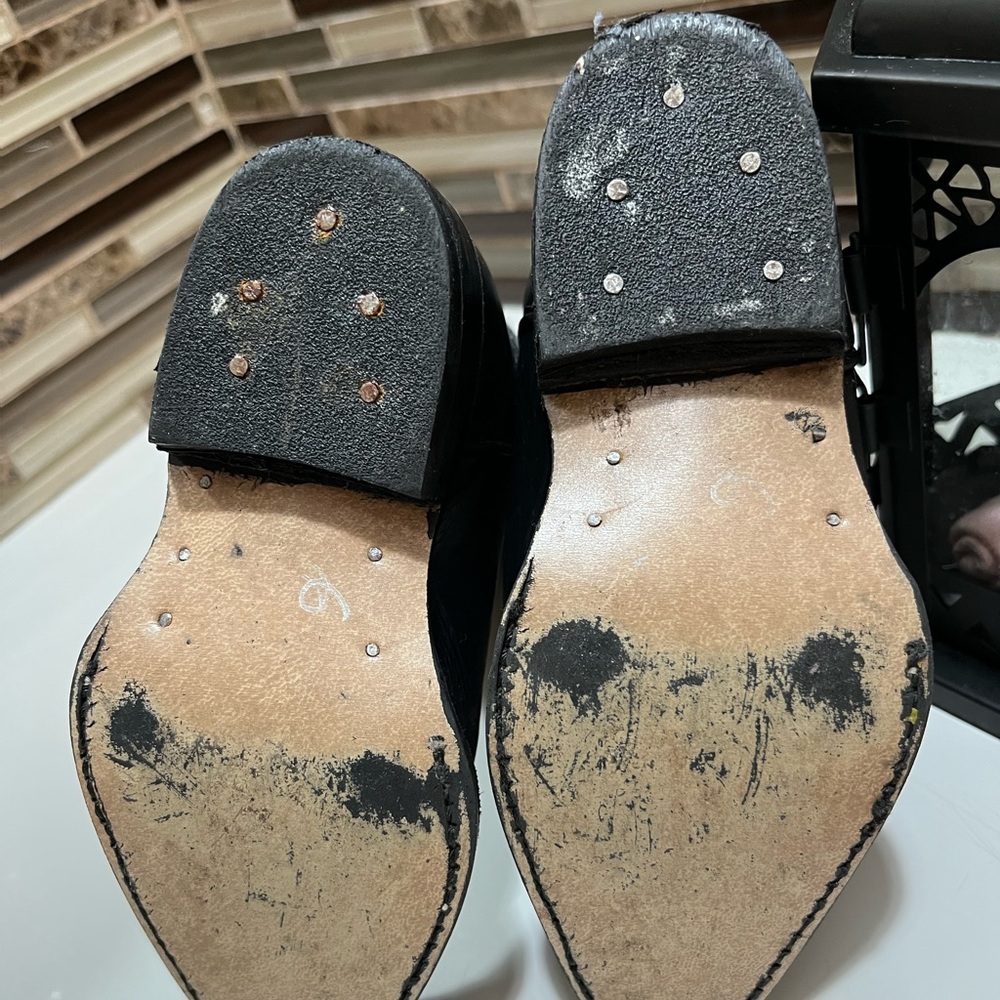 Cowboy Boots,size 10c,color black!